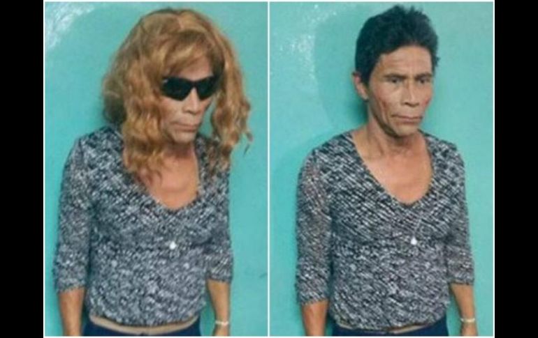 Herrera intentó salir con los familiares de reclusos que estaban de visita. ESPECIAL /