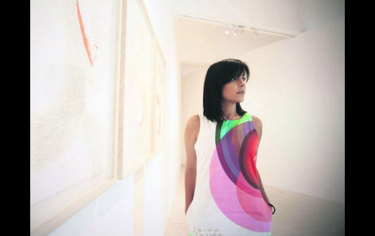 Artista. Paola Ávalos preparó está exposición ex profeso. EL INFORMADOR / E. Barrera