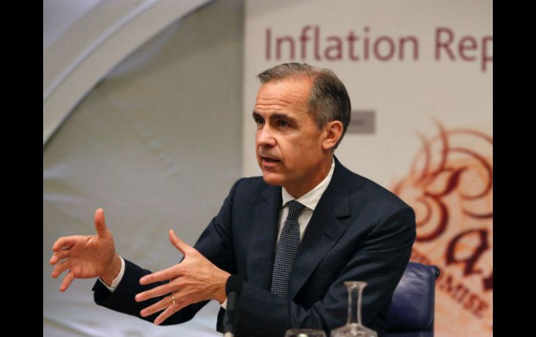 El gobernador del banco, Mark Carney, adelanta que la incertidumbre regirá el proceos del 'Brexit'. AFP / A. Dennis