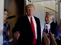 Trump desestima que el trabajo como presidente esté resultando difícil, indicando que ‘se siente natural para mí’. AP / ARCHIVO