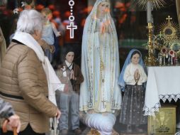 Fátima espera al Pontífice para recordar los 100 años de las apariciones de la Virgen en esa aldea. AP / A. Franca