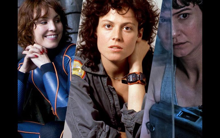 Ellas son las tres actrices que han protagonizado la saga ‘Alien’. ESPECIAL / 20th Century Fox