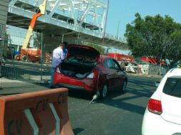 El accidente ocurrió la tarde de este viernes en Parres Arias. ESPECIAL /
