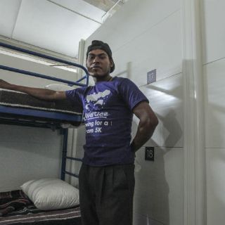 Efecto Trump baja migrantes en albergue FM4