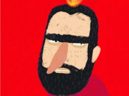 Alberto Montt se transforma en dinosaurio para conversar con una versión ficcional de su hija en su nuevo libro. ESPECIAL / A. Montt