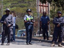 Guardias de la prisión de Buimo habrían comenzado a disparar al detectar la escapada de presos el mediodía del viernes pasado. AFP / N. Kerton