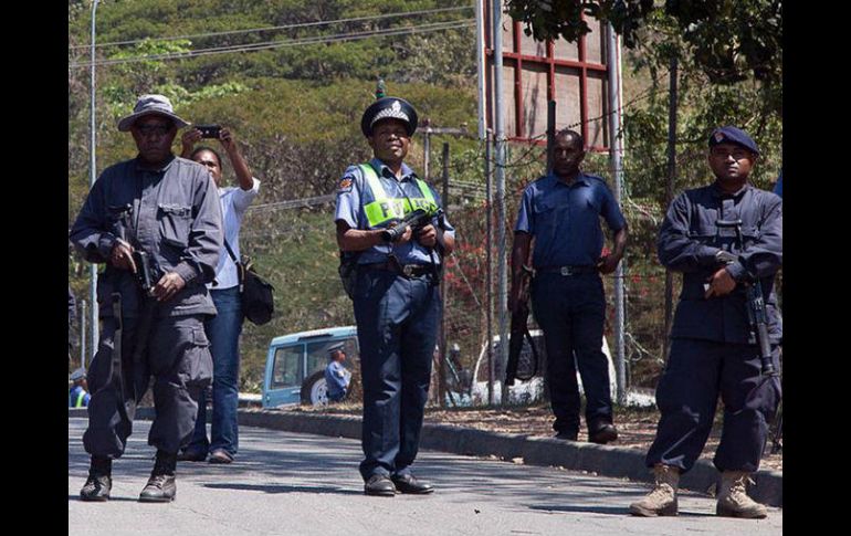 Guardias de la prisión de Buimo habrían comenzado a disparar al detectar la escapada de presos el mediodía del viernes pasado. AFP / N. Kerton