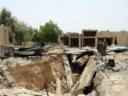 El Observatorio Sirio de Derechos Humanos no brindó mayores detalles del ataque aéreo. AFP / STRINGER