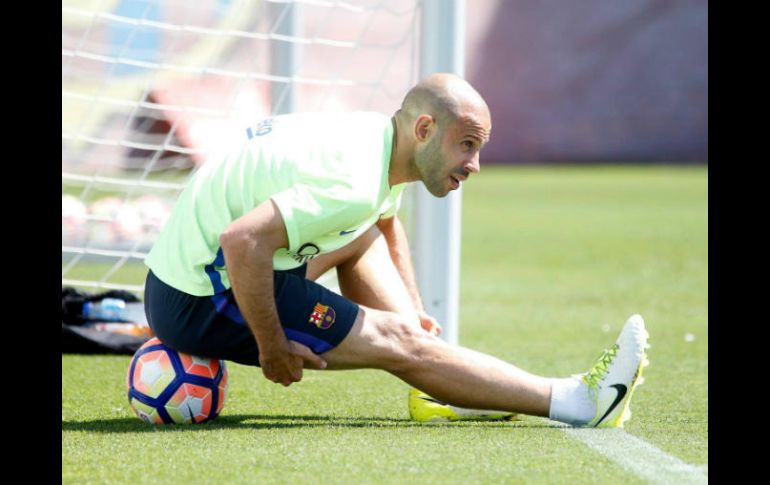 Las pruebas realizadas a Mascherano han confirmado la lesión y la evolución del jugador en los próximos días marcará su disponibilidad. FACEBOOK / FC Barcelona