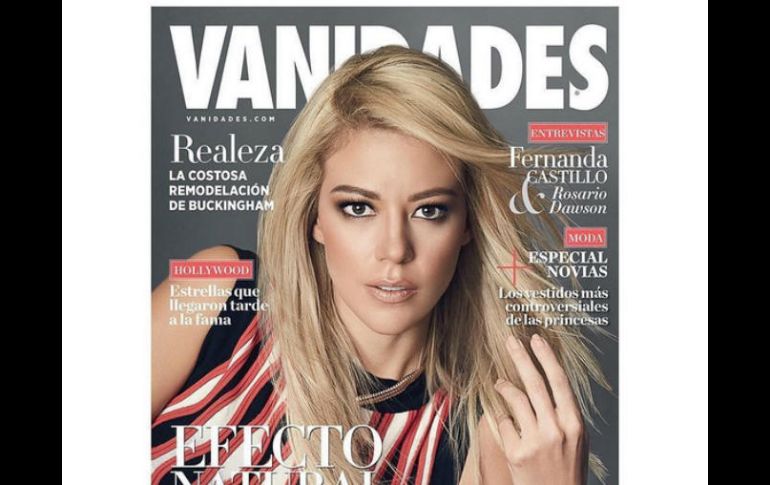 Fernanda Castillo publicó la portada de la revista 'Vanidades', de la que es figura. INSTAGRAM / fernandacga