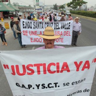 Ejidatarios anuncian manifestación en carretera a Chapala