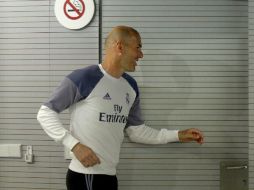 El técnico francés volverá a incluir a Casemiro, Modric, Isco y Benzema en el once titular. EFE / C. Moya