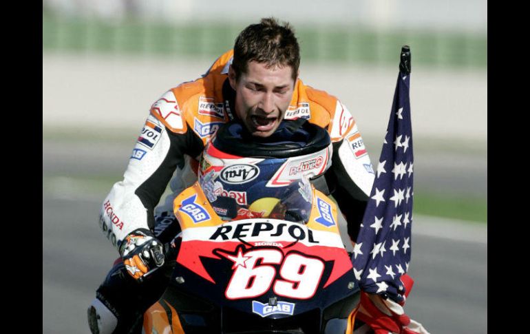 El estadounidense se coronó campeón de MotoGP en 2006. AP / ARCHIVO