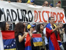 Protesta en Madeira, Portugal. Chavistas que viven fuera de Venezuela son blanco de manifestaciones contra el gobierno. EFE / Homem De Gouveia