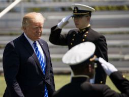 Donald Trump asegura que su Gobierno ha tenido muchos resultados, pese a las críticas. AFP / D. Angerer