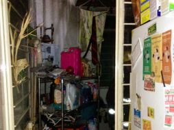 Una de las mujeres desmanchaba un suéter con un solvente, cuando los vapores del químico alcanzan el bóiler y este emite un flamazo. ESPECIAL / Bomberos Guadalajara