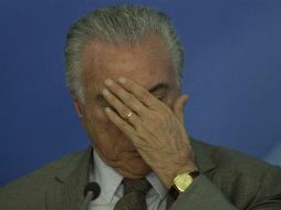 La víspera, se hizo público un audio que muestra que Temer compró el silencio de diputado que destituyó a Rousseff. EFE / ARCHIVO