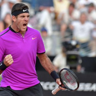 Del Potro será rival de Djokovic en cuartos en Roma