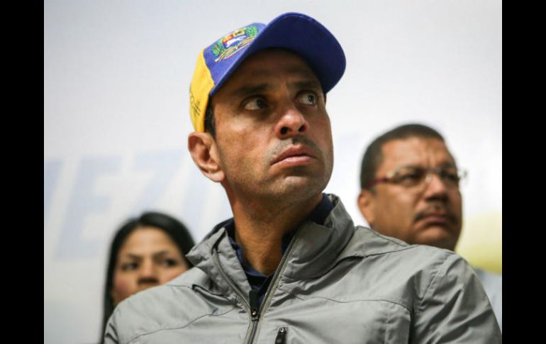 A través de Periscope, Capriles dice que el viernes tenía previsto reunirse con el Alto Comisionado para los Derechos Humanos de ONU. EFE / C. Hernández