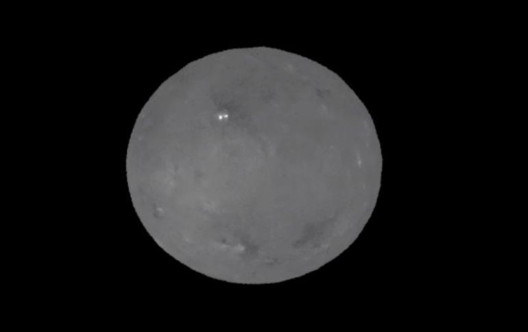 Las nuevas imágenes se unen al hallazgo de evidencia de materiales orgánicos en Ceres. TWITTER / @NASA