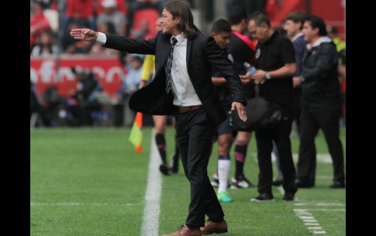 Almeyda afirmó que el resultado queda abierto y hay que jugar otro partido. SUN / C. Mejía