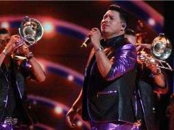 La Banda MS durante la cuarta entrega de los Premios Bandamax, en el Palacio de los Deportes. NTX / ARCHIVO
