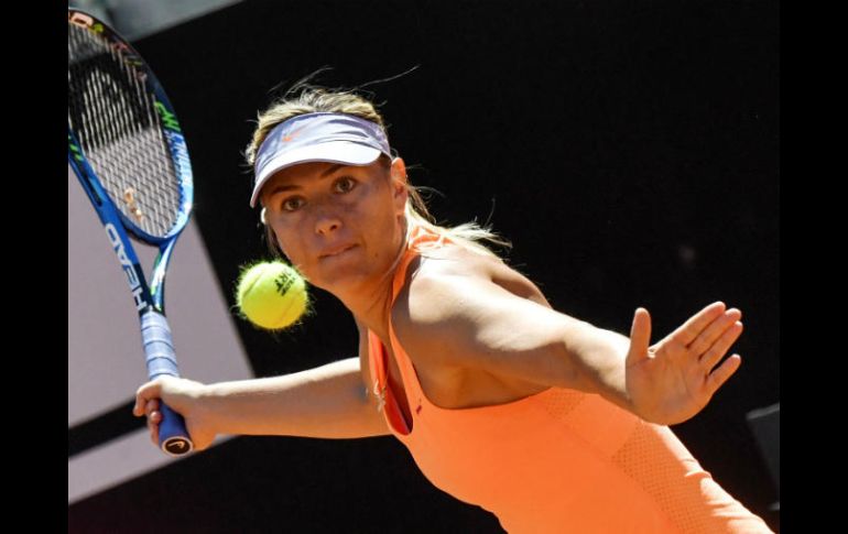 Maria Sharapova tampoco recibió invitación de wildcard para el torneo de Roland Garros, debido a su posición en la WTA. AFP / A. Solaro