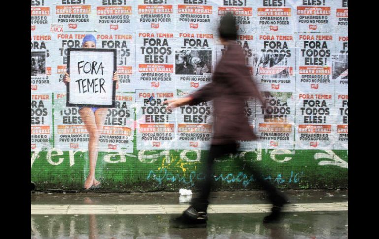 La situación del presidente Temer se ha agravado luego de nuevas declaraciones, esta vez de parte de directivos del grupo JBS. EFE / F. Bizerra