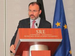 El secretario de Relaciones Exteriores manifestó que uno de los objetivos es dar certidumbre a quienes invierten en México. NTX / I. Hernández