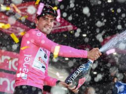 Dumoulin consiguió en Oropa su tercera victoria de etapa en el Giro y la segunda desde la salida de esta edición en Cerdeña. AP / A. Di Meo