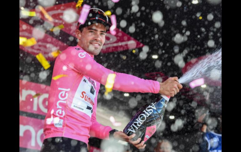 Dumoulin consiguió en Oropa su tercera victoria de etapa en el Giro y la segunda desde la salida de esta edición en Cerdeña. AP / A. Di Meo