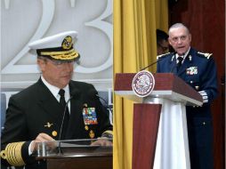 Vidal Soberón y Salvador Cienfuegos buscan incrementar la capacidad de colaboración entre los tres países. ESPECIAL /