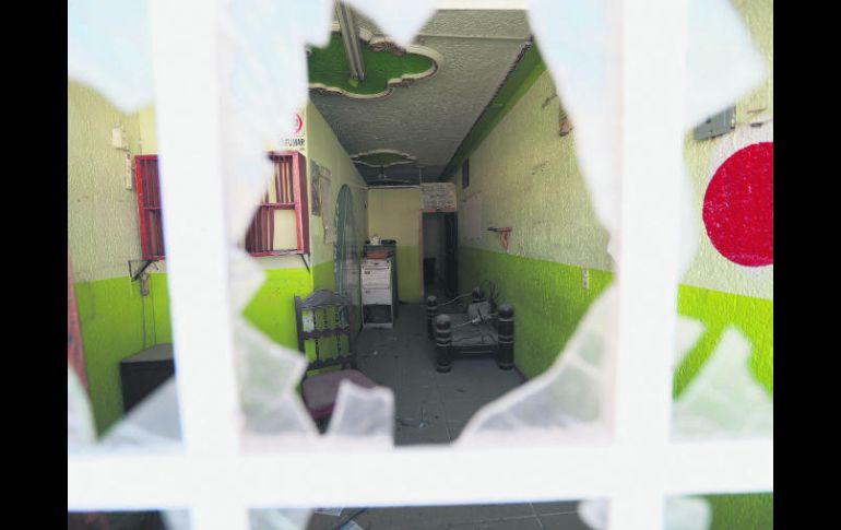 El inmueble, ubicado en la calle Aldama en la Colonia Loma Bonita de Tonalá, se encuentra en abandono desde el día del operativo. EL INFORMADOR / F. Atilano