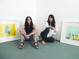 Arte. Cecilia Rébora (izquierda) y Ana Luisa Rébora exponen juntas por primera vez en una galería. EL INFORMADOR / E. Barrera