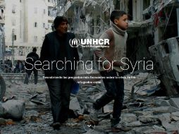 'Searching for Syria' aborda preguntas como '¿Qué está pasando en Siria?' y '¿Cómo era Siria antes de la guerra?'. ESPECIAL / searchingforsyria.org/es/