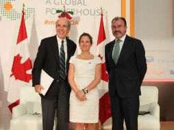 La ministra canadiense Chrystia Freeland, señaló que el TLCAN ha sido 'muy exitoso'. NTX /