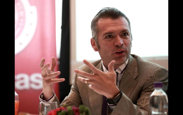 Higuera dio un rotundo ‘No’ a la pregunta de si el partido de vuelta de la final podrá ser por Televisa. SUN / ARCHIVO