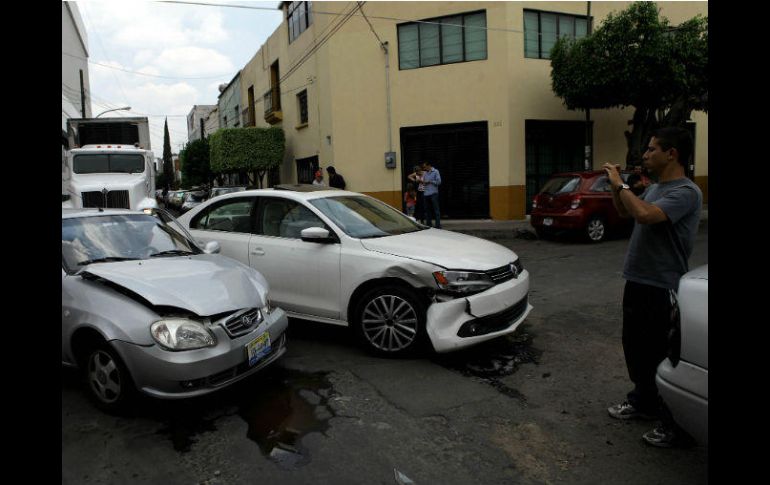 Al aumentar el uso de seguros se busca combatir los embotellamientos que generan los choques 'lamineros'. EL INFORMADOR / ARCHIVO