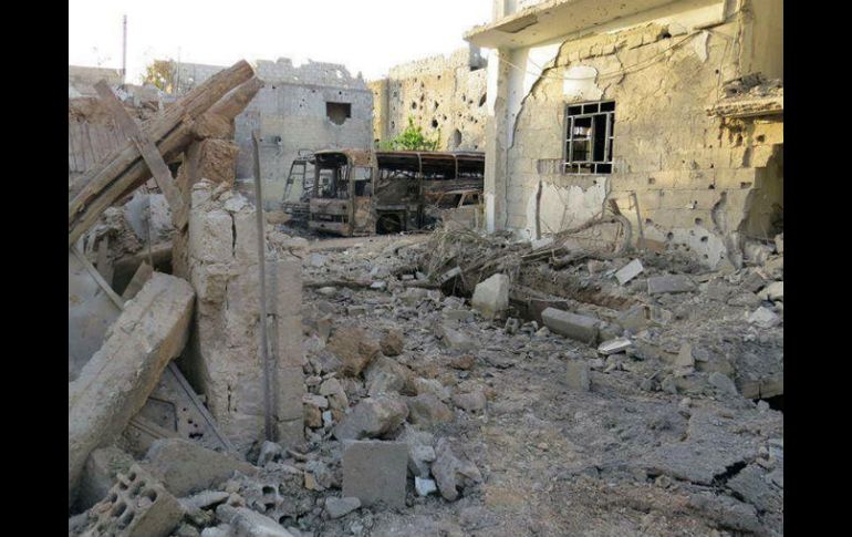 En la vecina región de Al Raqa se registraron combates entre los yihadistas y las Fuerzas de Siria Democrática. AP / ARCHIVO