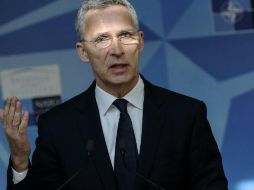 Jens Stoltenberg, jefe de la OTAN, informa que establecerán una célula de inteligencia antiterrorista. EFE / A. Babani