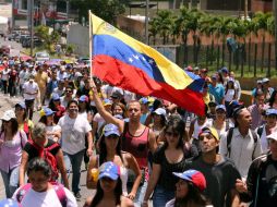 Las marchas en Venezuela han dejado más de medio millas de heridos. EFE / M. Dueñas