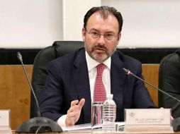 El canciller expresó que está dedicado a ejercer su función al frente de la SRE. SUN / ARCHIVO