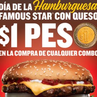 Carl´s Jr. venderá hamburguesas a un peso