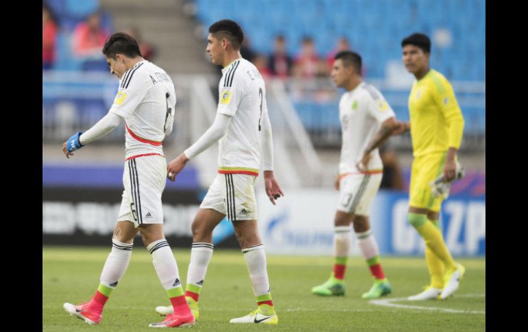 En la ronda de grupos, la Selección Mexicana acabó en el segundo sitio del Grupo B con cuatro puntos. MEXSPORT / ARCHIVO