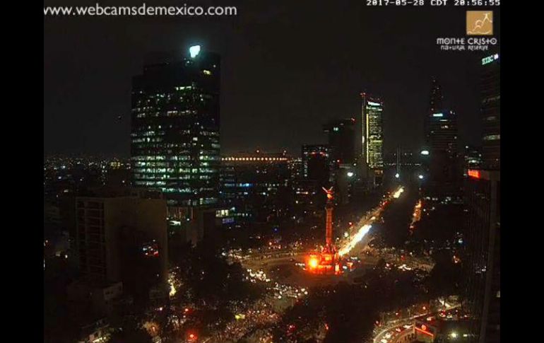 Según informó la Secretaría de Seguridad Pública capitalina, hay cierre a la circulación en la zona. TWITTER / @webcamsdemexico