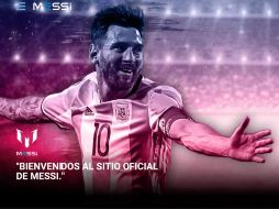 El sitio web www.messi.com será accesible en todo el mundo. ESPECIAL / www.messi.com/