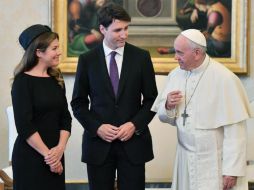 Justin Trudeau acudió al Vaticano acompañado por su esposa, Sophie Trudeau. EFE / E. Ferrari
