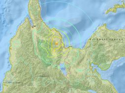 El movimiento telúrico tuvo su epicentro a 79 kilómetros al sureste de Palu. ESPECIAL / earthquake.usgs.gov