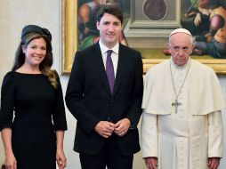 Trudeau se reunió con Francisco este lunes; hablaron sobre el papel de la Iglesia en abusos del siglo XIX. AFP / E. Ferrari