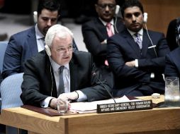 Stephen O'Brien manifestó que al menos 10 comunidades enfrentaron abandono de vecindarios en Damasco y Homs. NTX / ESPECIAL